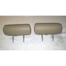 Head Restraints Rear Seats LHR-RHR Doeskin  (Pair) 